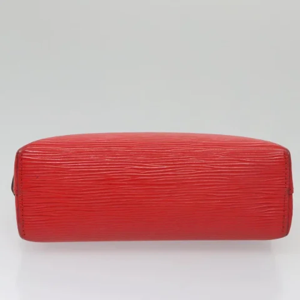 Louis Vuitton Vintage Pre-owned Leather pouches Red Dames