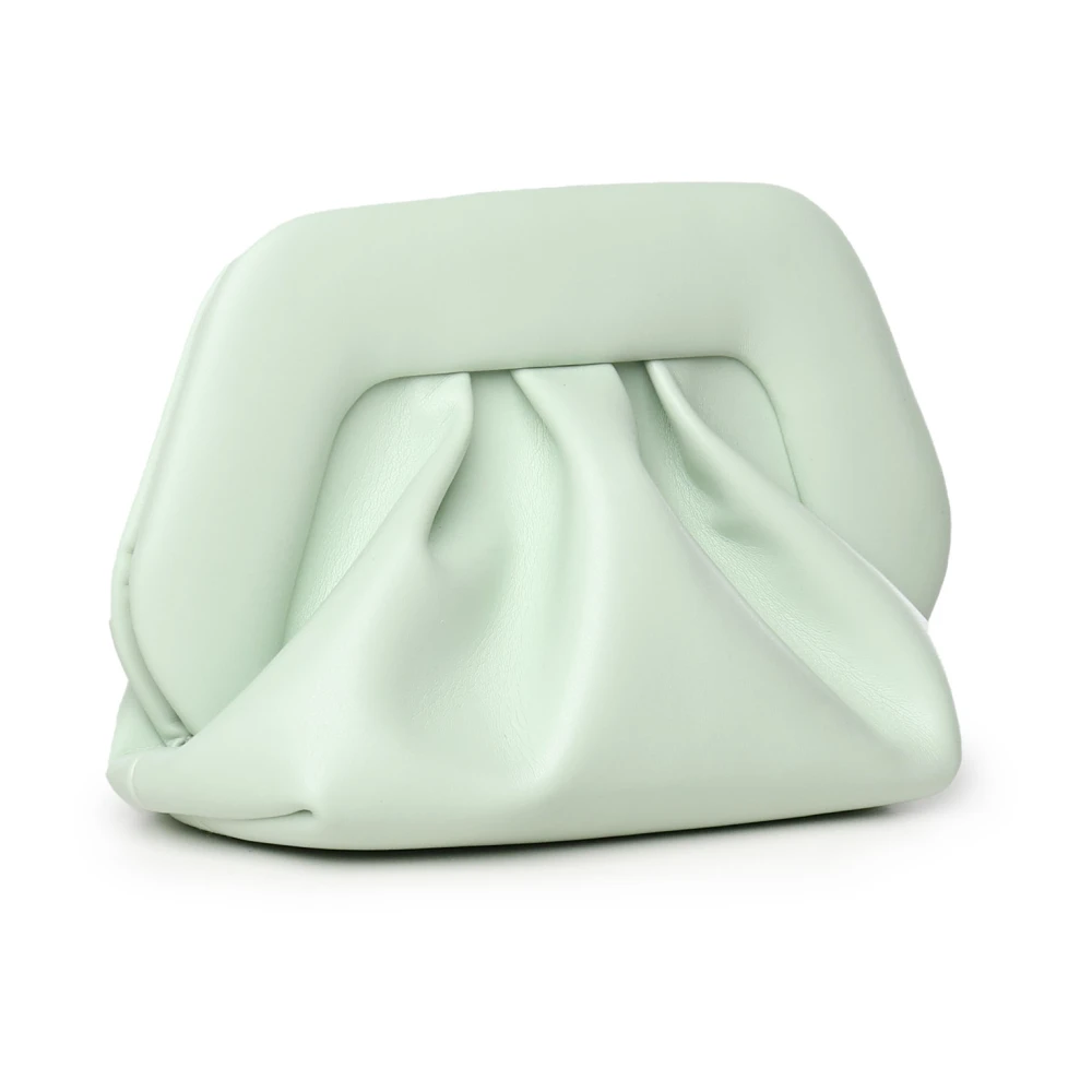 THEMOIRè Mint Groene Clutch Tas met Riem Green Dames