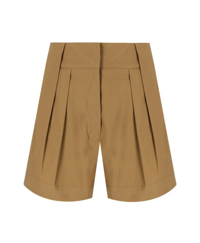 shorts-classiques-en-coton-kaki
