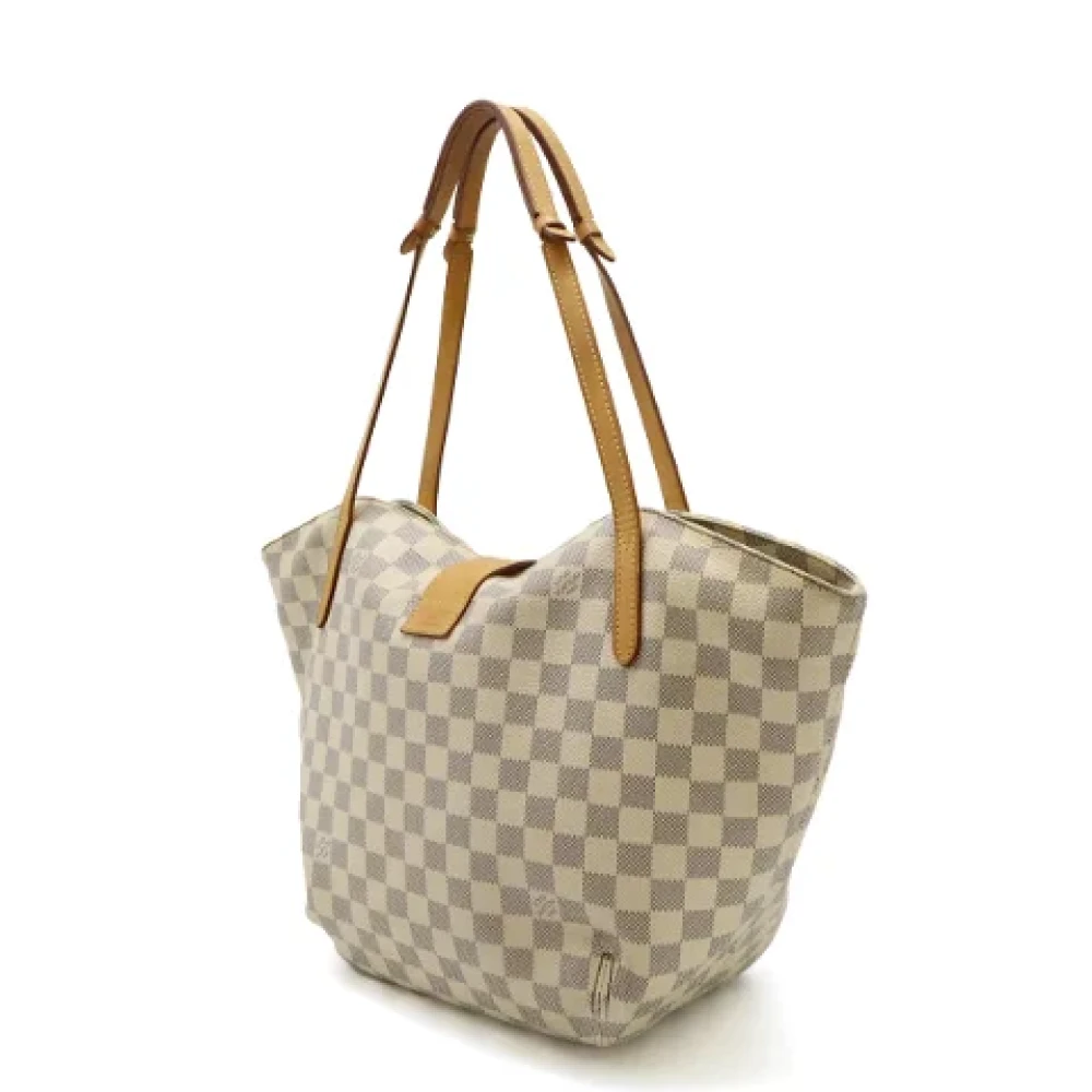 Louis Vuitton Vintage Pre-owned Canvas handbags Beige Dames