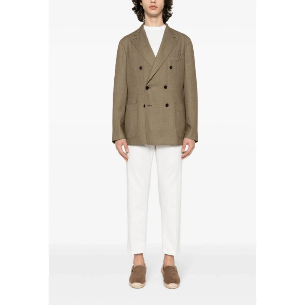Lardini Witte Tapered-Leg Jeans White Heren