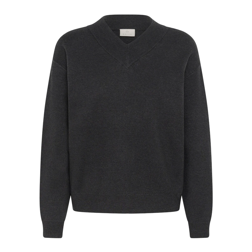 Kaffe , Damen, Strickwaren, Grau, 2XL