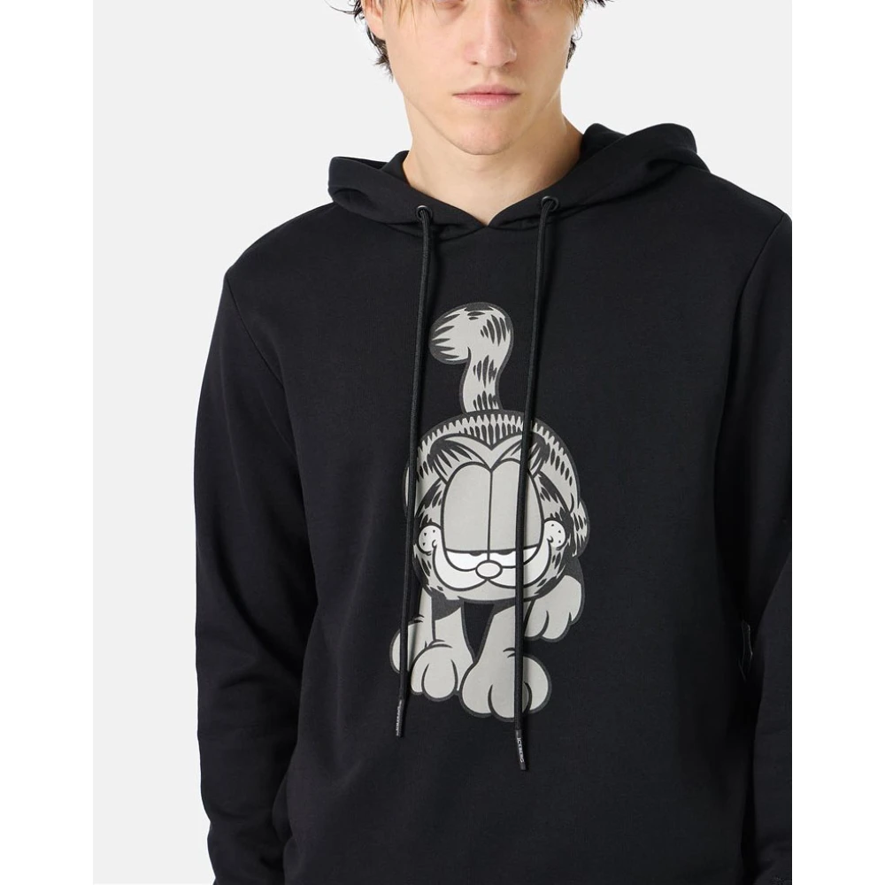 Iceberg Hoodie met cartoonprints Black Heren