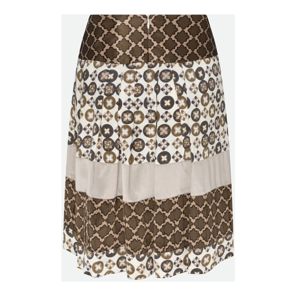 SPORTMAX Midi Multicolor Patroon Rok Multicolor Dames
