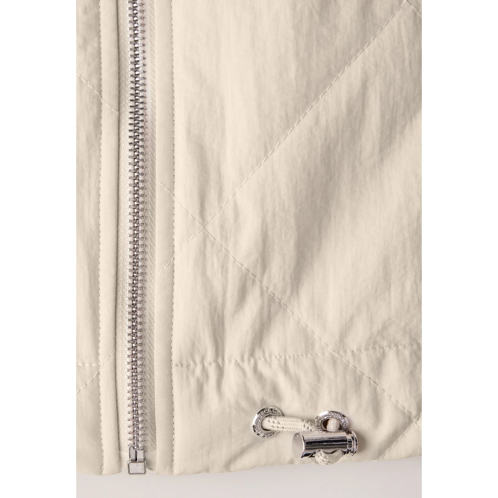 cecil Gewatteerde jas met trekkoord zoom Beige Dames