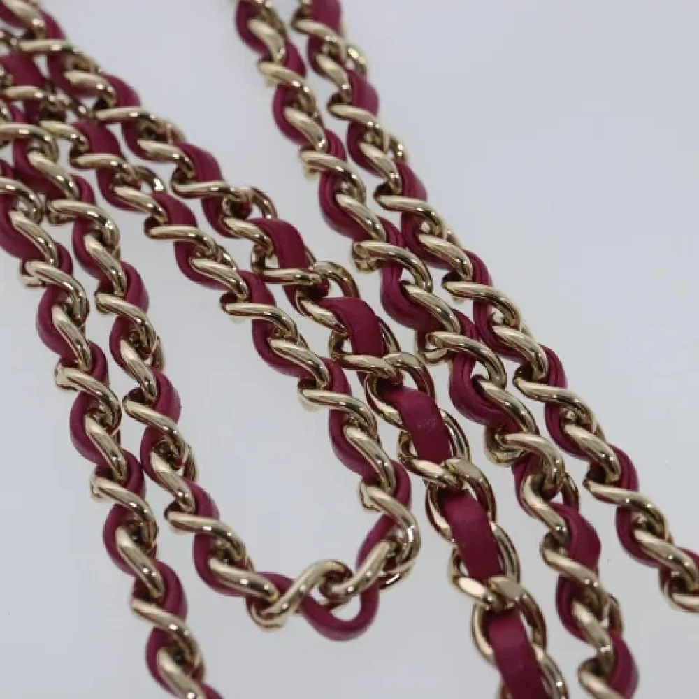 Chanel Vintage Pre-owned Cotton chanel-bags Pink Dames