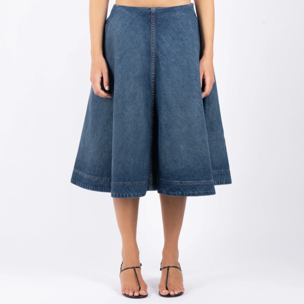Khaite Denim Jeans met 100% Katoen Samenstelling Blue Dames