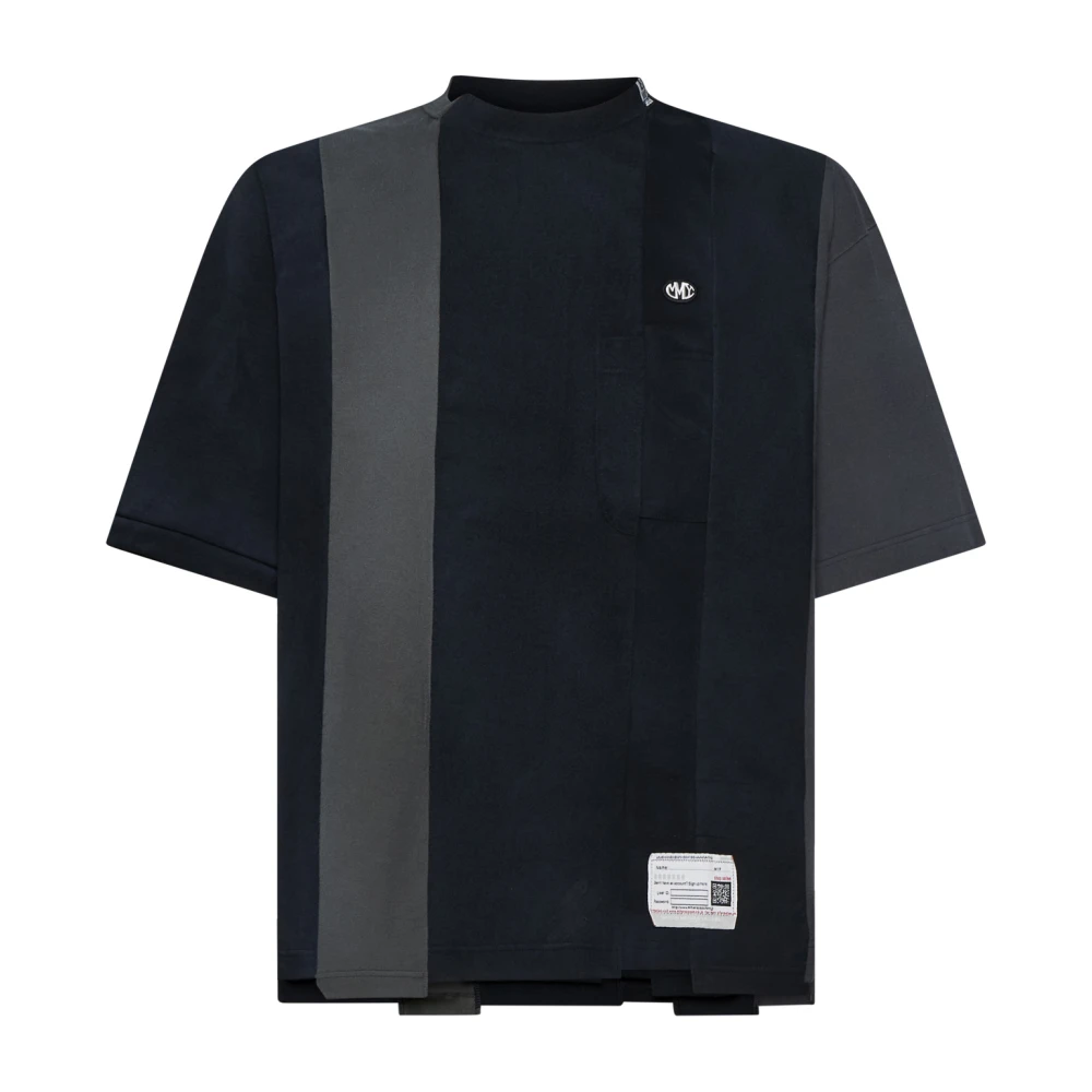 Mihara Yasuhiro Zwarte T-shirts en Polos Black Heren