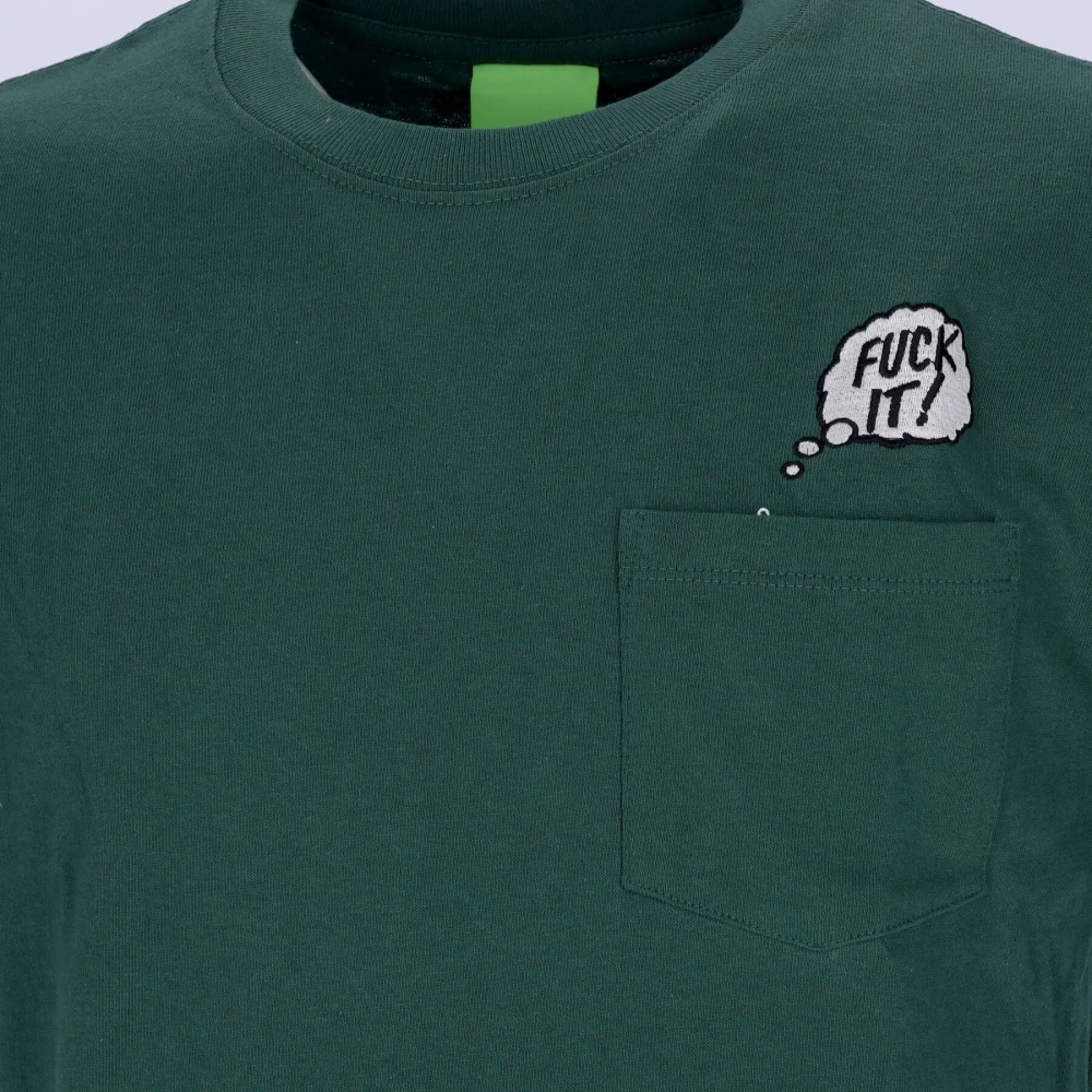 HUF Groene Zak T-shirt Korte Mouw Green Heren