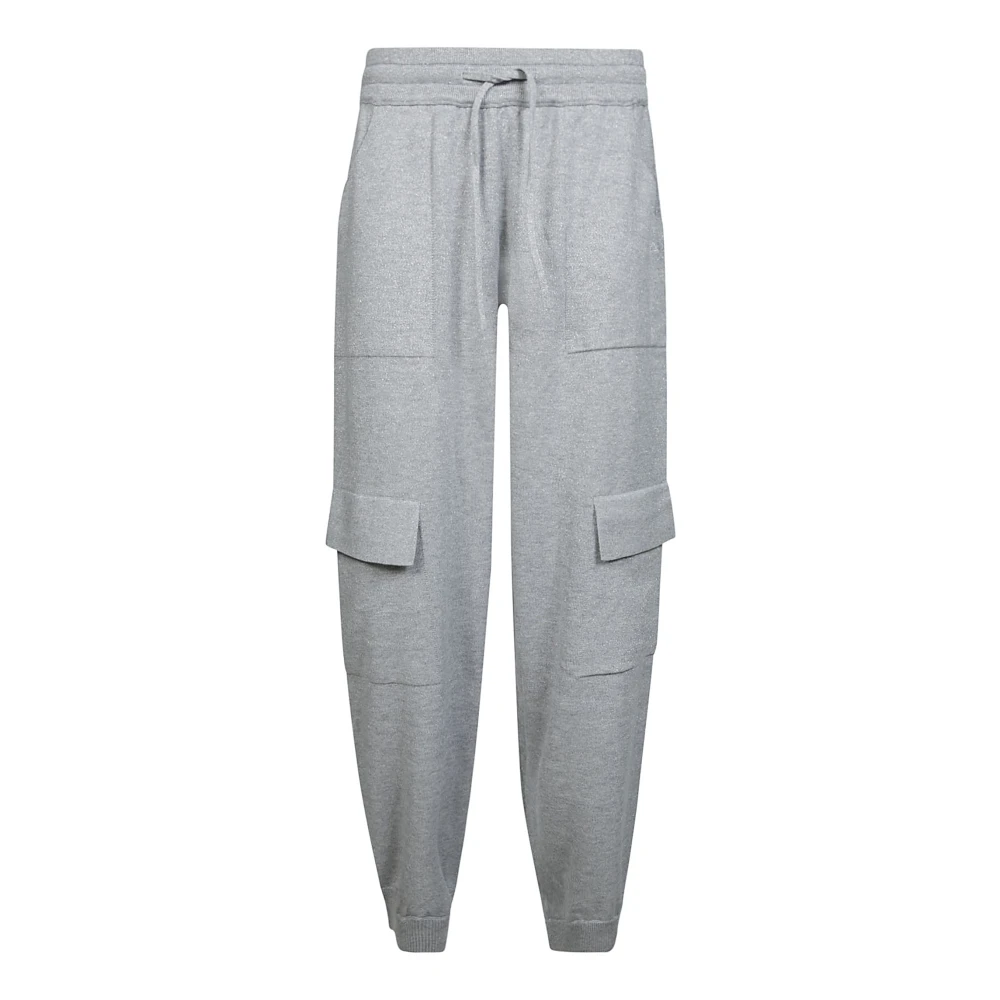 Sun68 Lurex Cargo Broek Gray Dames