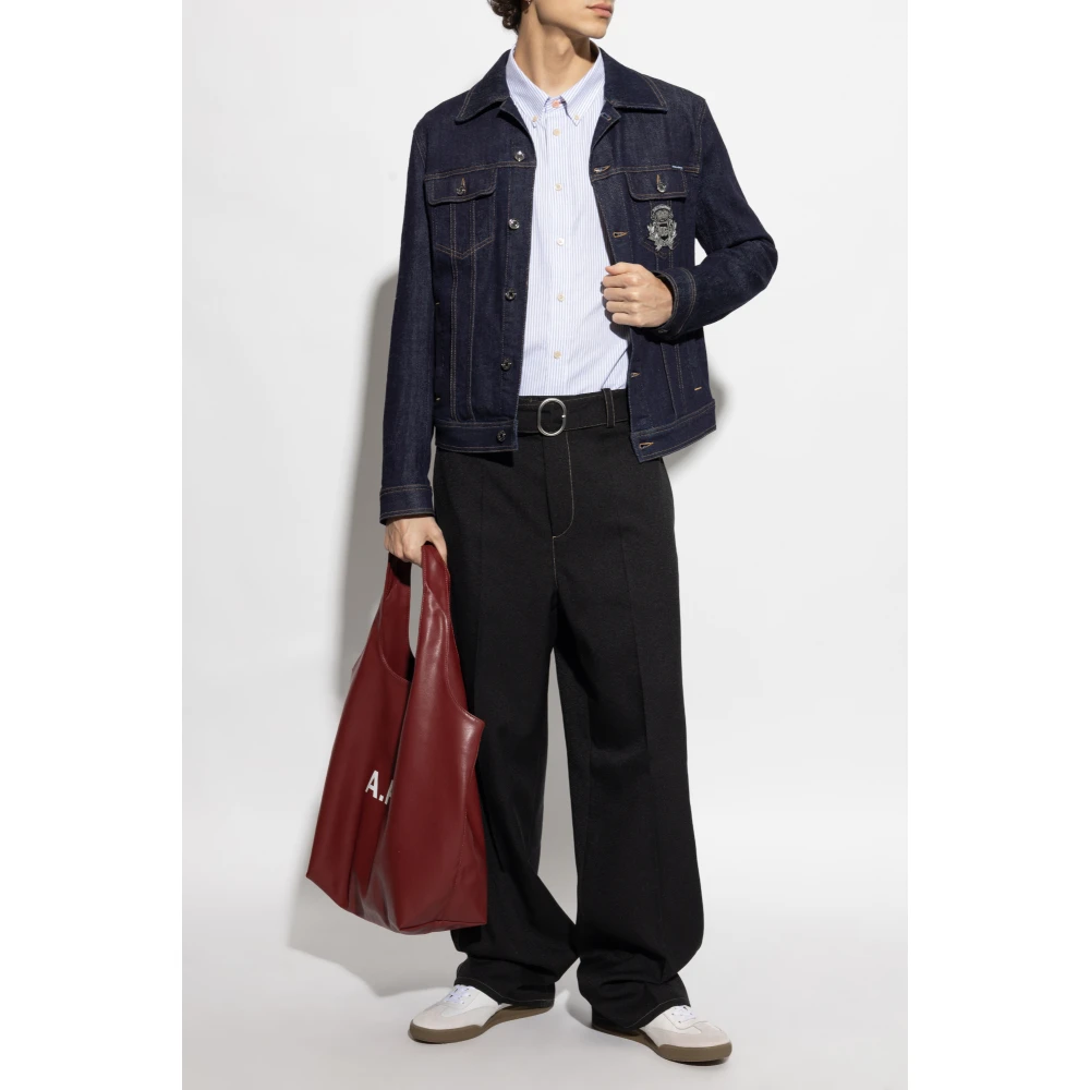 PS By Paul Smith Overhemd met gestreept patroon White Heren