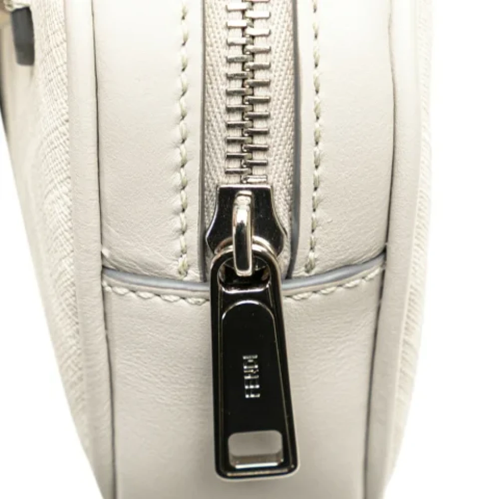 Fendi Vintage Pre-owned Plastic crossbody-bags White Dames