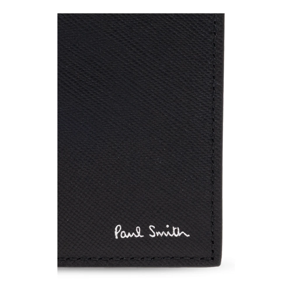 Paul Smith Leren portemonnee Black Heren