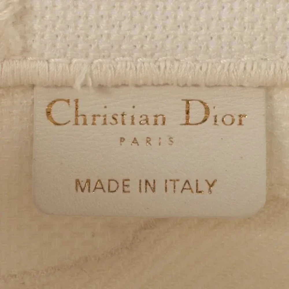 Dior Vintage Pre-owned Canvas dior-bags White Dames