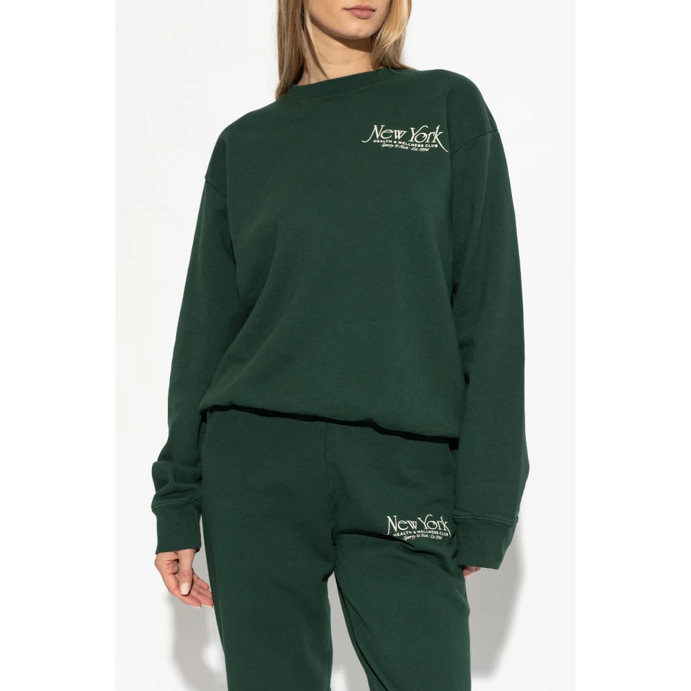 Sporty & Rich Sweatshirt uit de New York collectie Green Unisex