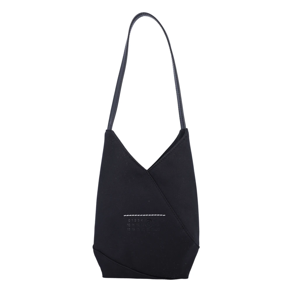 MM6 Maison Margiela Zwarte Japanse Ei Handtas Black Dames