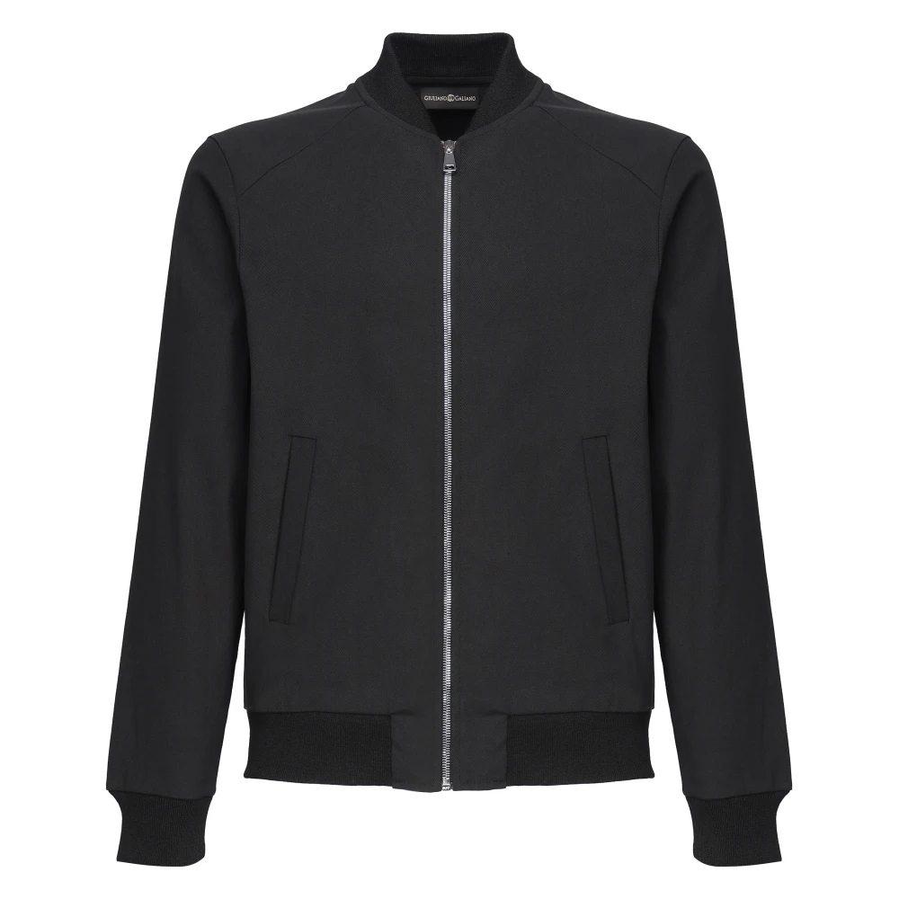 Giuliano Galiano Zwarte Miami Jas Rits Sluiting Black Heren