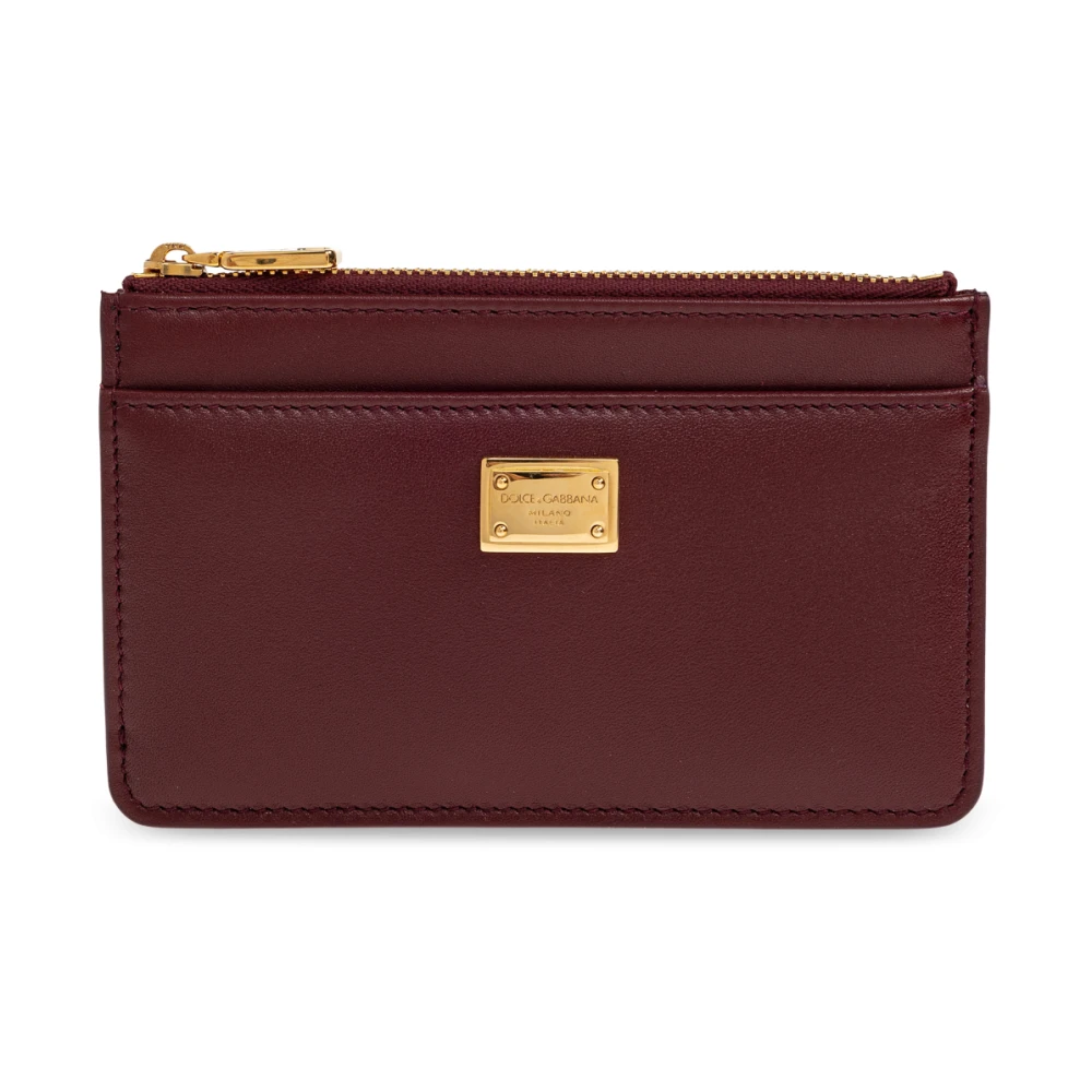 Dolce & Gabbana Donna Rosso - Portacarte In Pelle - Accessories - One Size