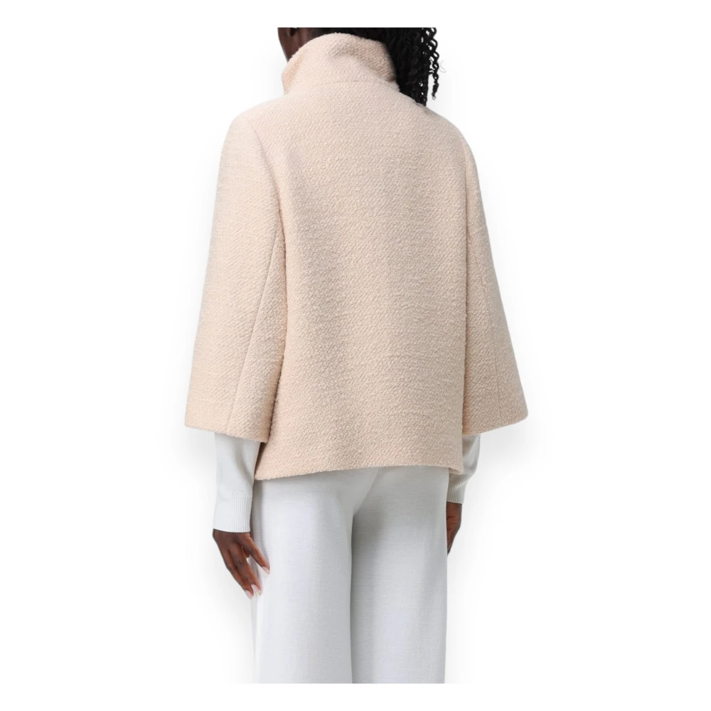 Fay Gewatteerde jas met haakvoering Beige Dames