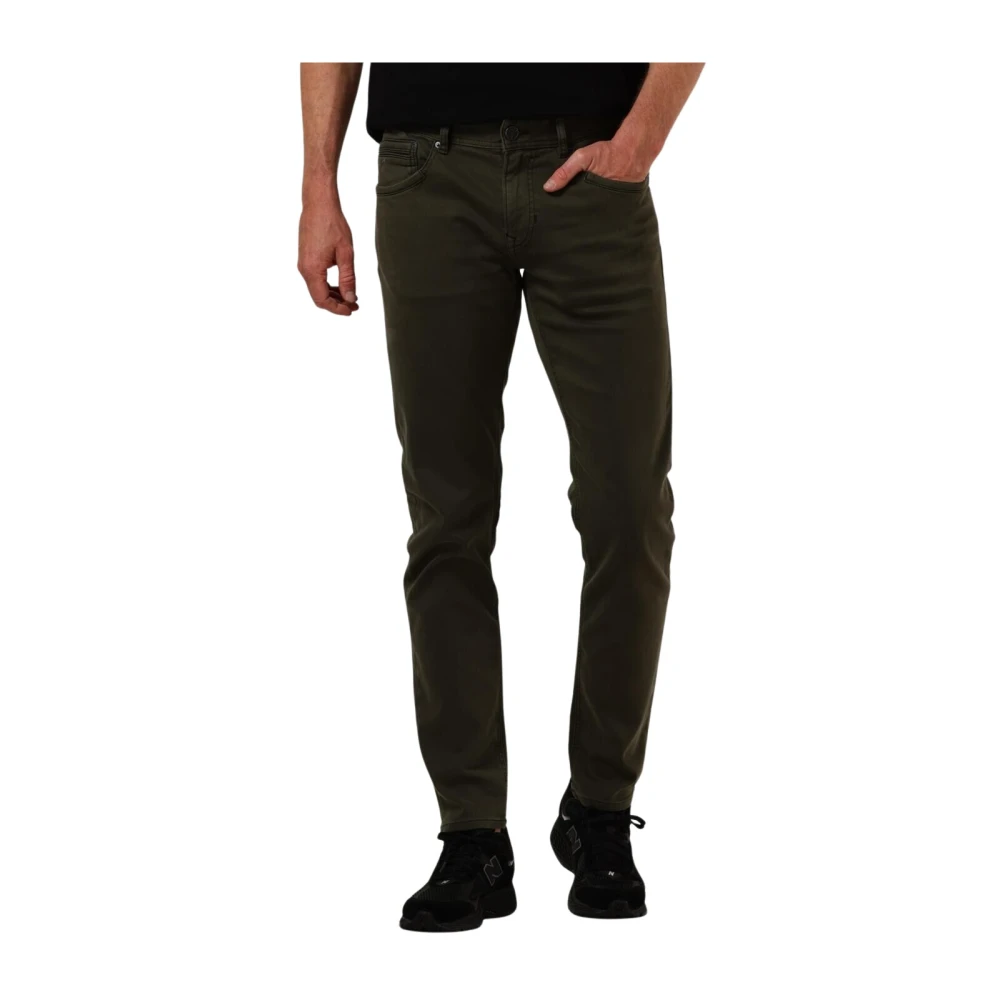 PME Legend Groene Tailwheel Gekleurde Sweat Slim Fit Jeans Green Heren