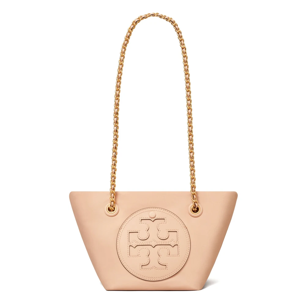 TORY BURCH Roze Nylon Schoudertas met Rits Pink Dames