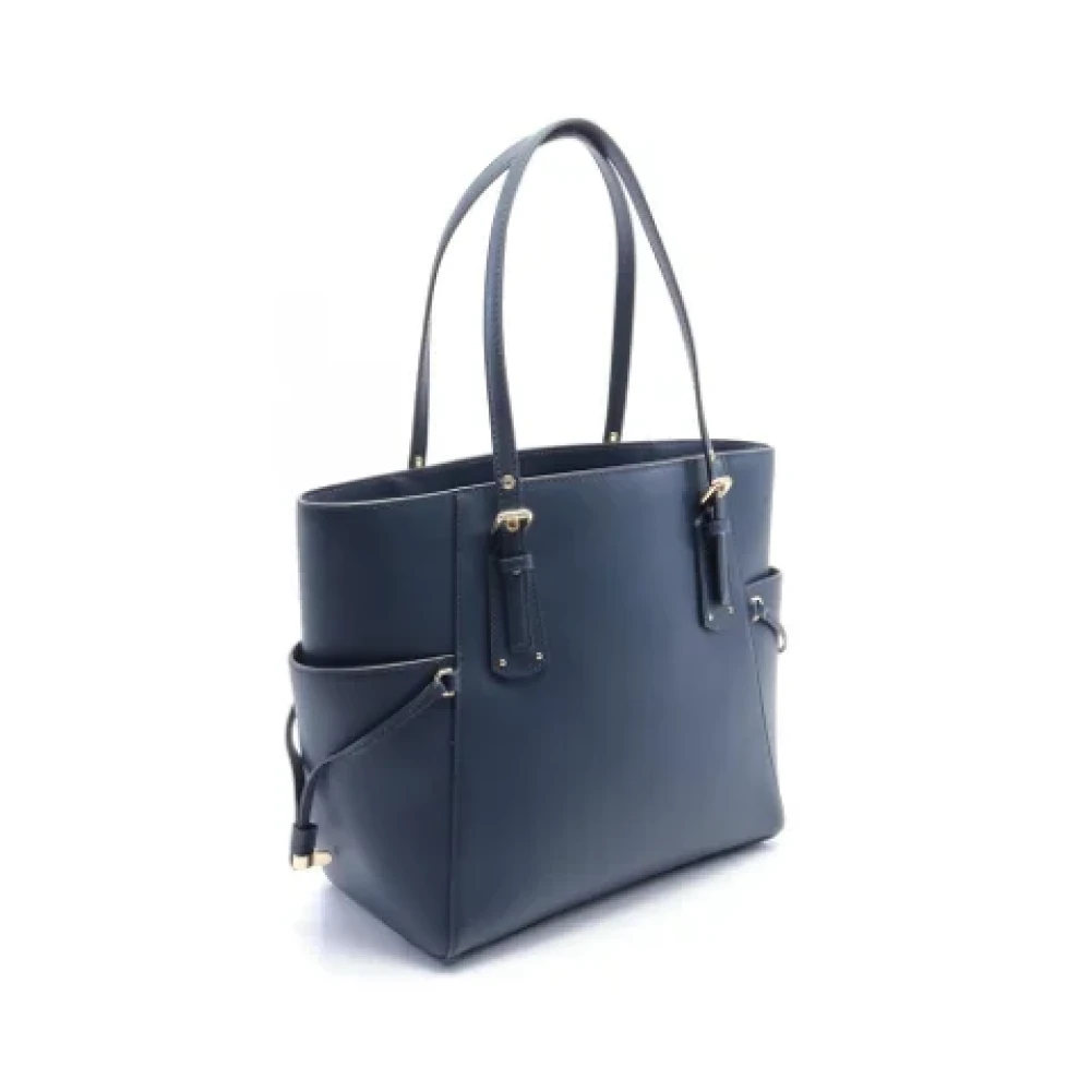 Michael Kors Pre-owned Leather shoulder-bags Blue Dames
