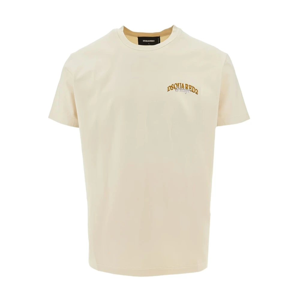 Dsquared2 Uomo Beige Collezione Camicie Eleganti
