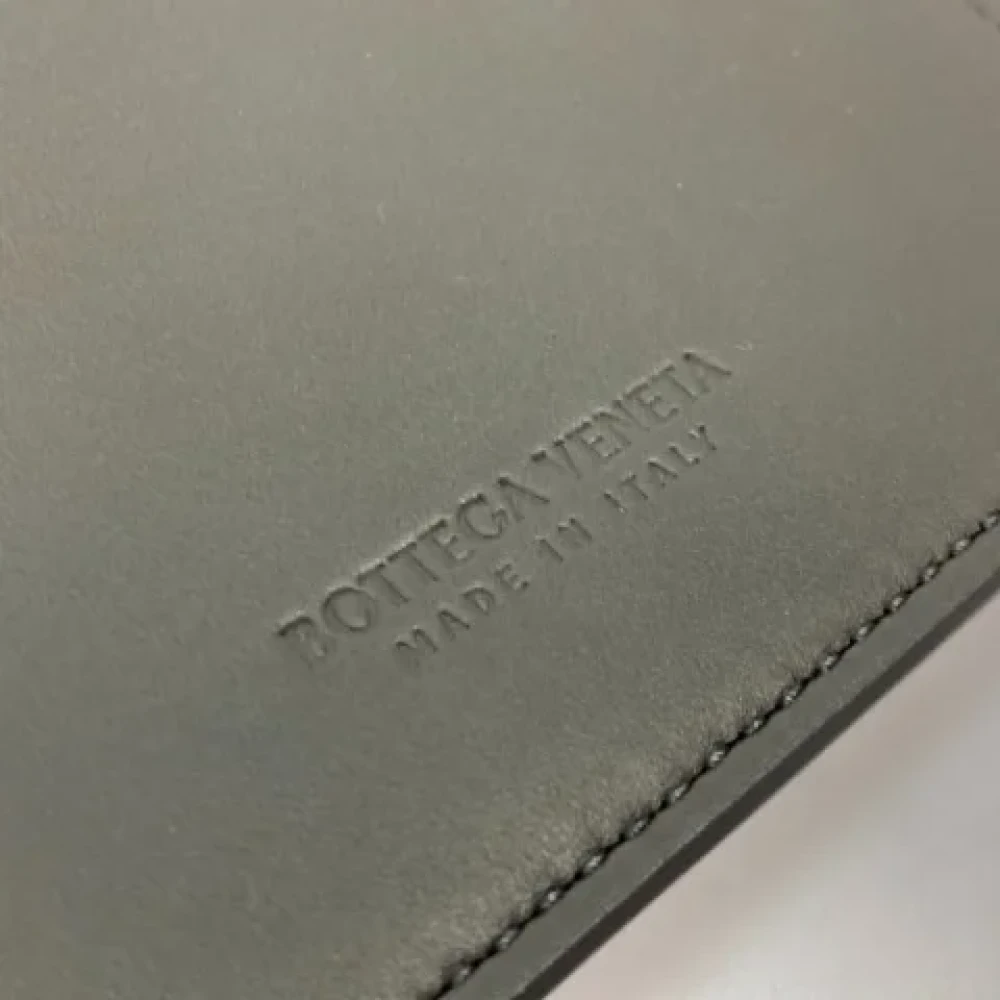 Bottega Veneta Vintage Pre-owned Leather wallets Gray Heren
