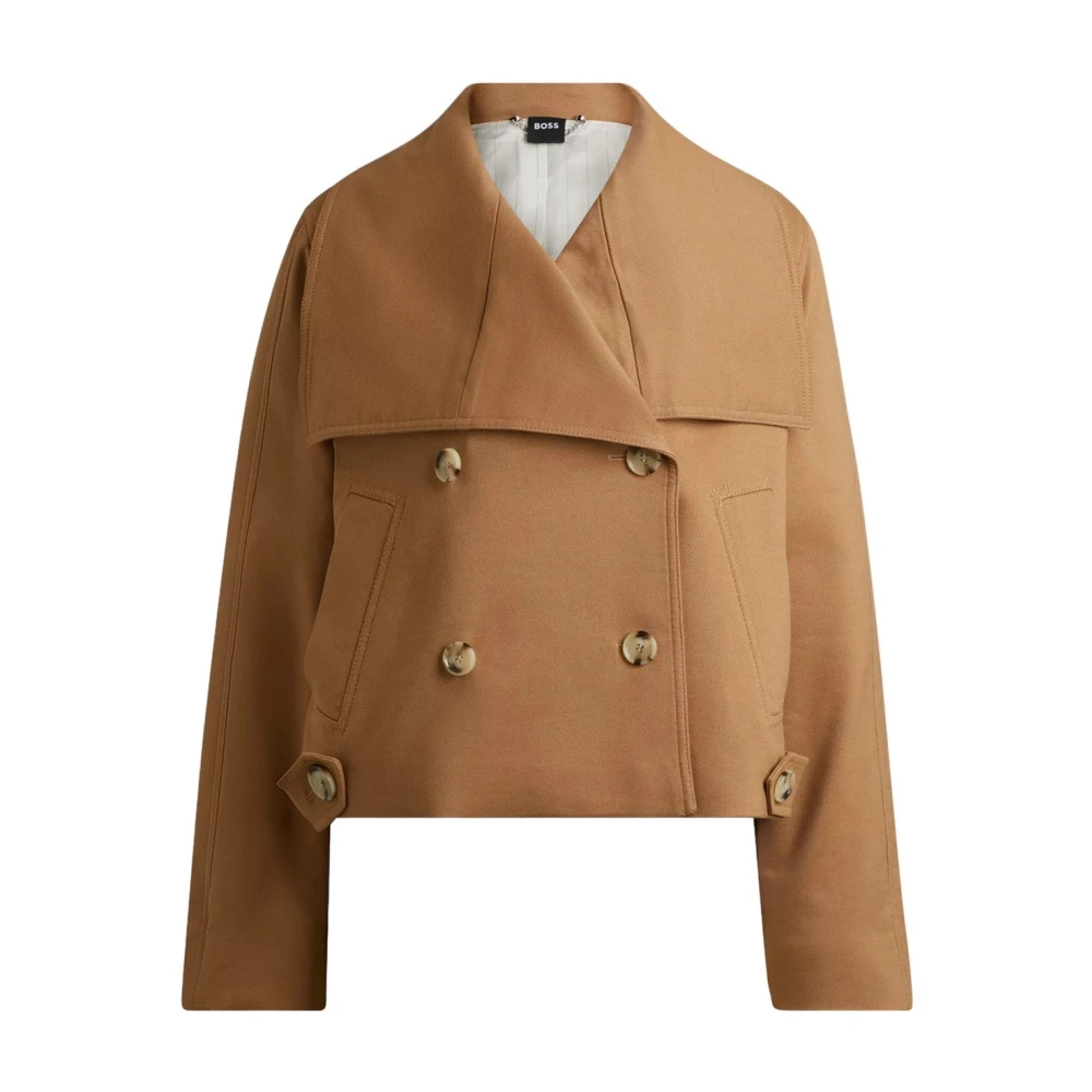Boss Beige Caspera Jas Brown Dames