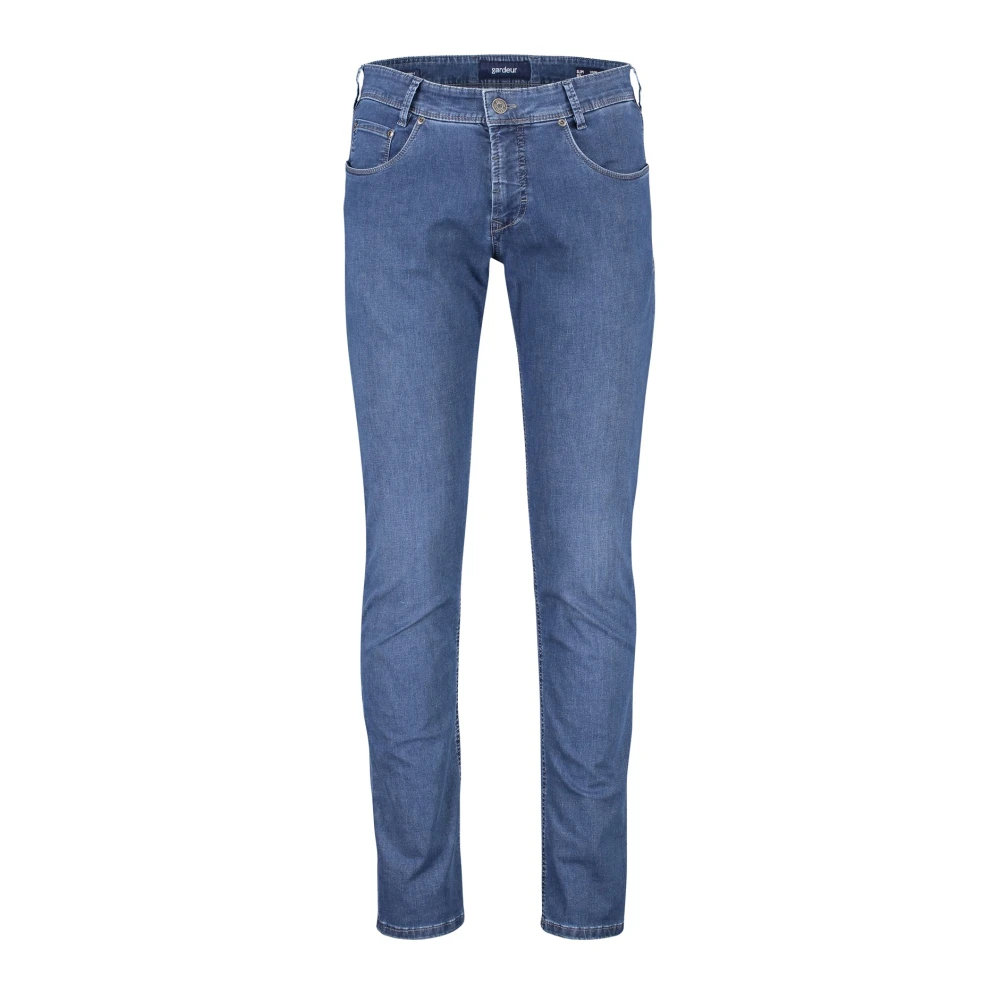 Gardeur Blauwe Denim Slim Fit Jeans Blue Heren