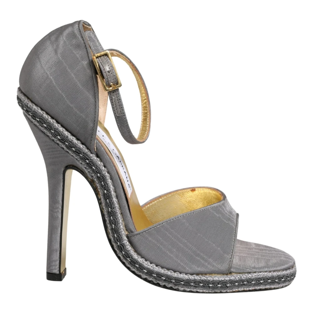 Dolce & Gabbana High Heel Sandals, Female, 5 Uk, High Heel Sandals Gray