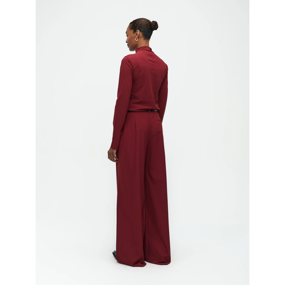 Jane Lushka Marga Broek Technisch Jersey Red Dames