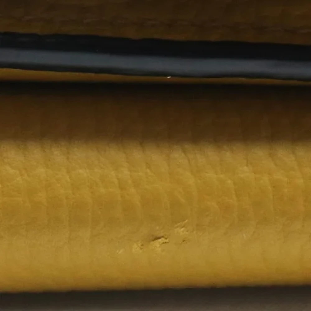 Loewe Pre-owned Leather wallets Yellow Dames