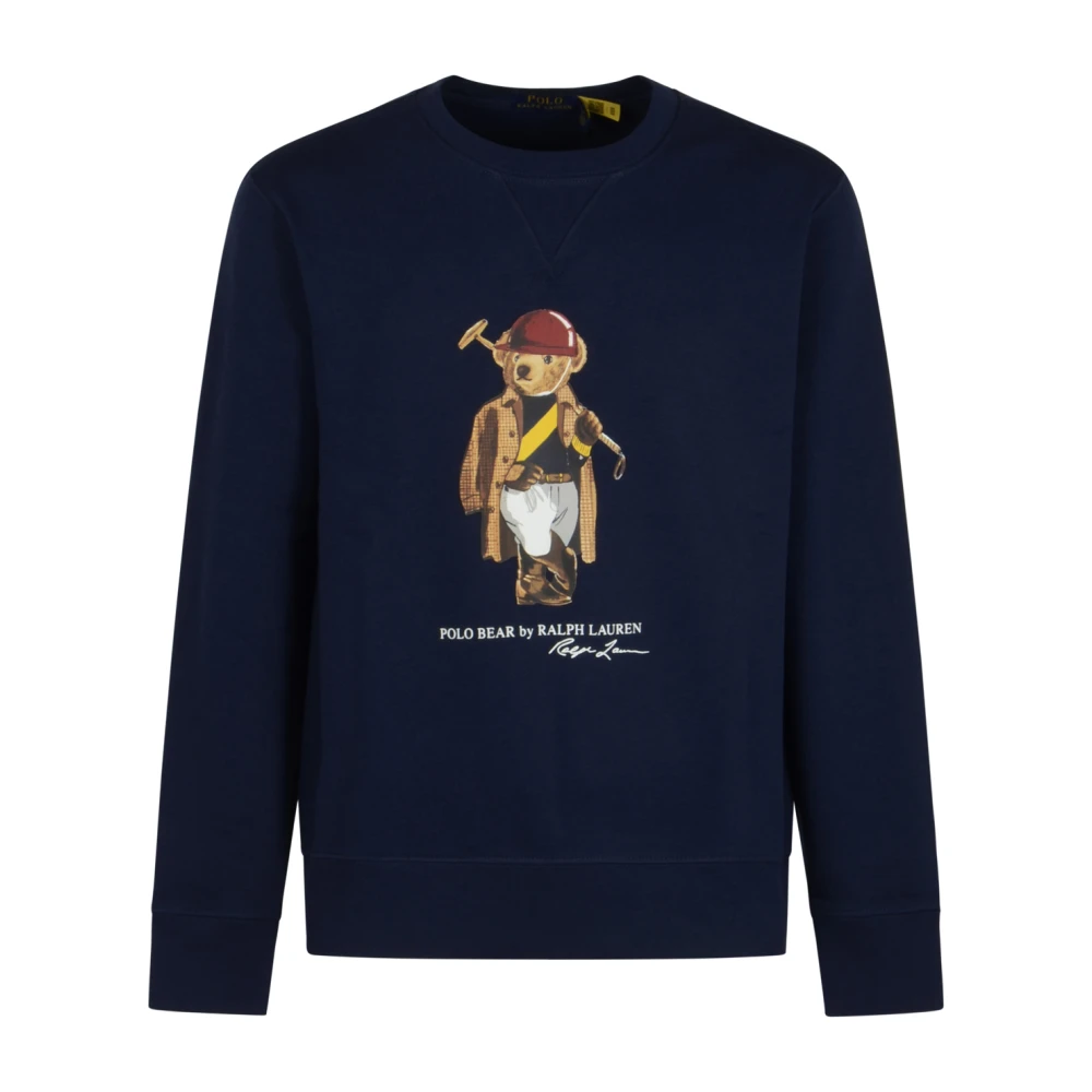 Polo Ralph Lauren Herren Blau Strick-Sweatshirt