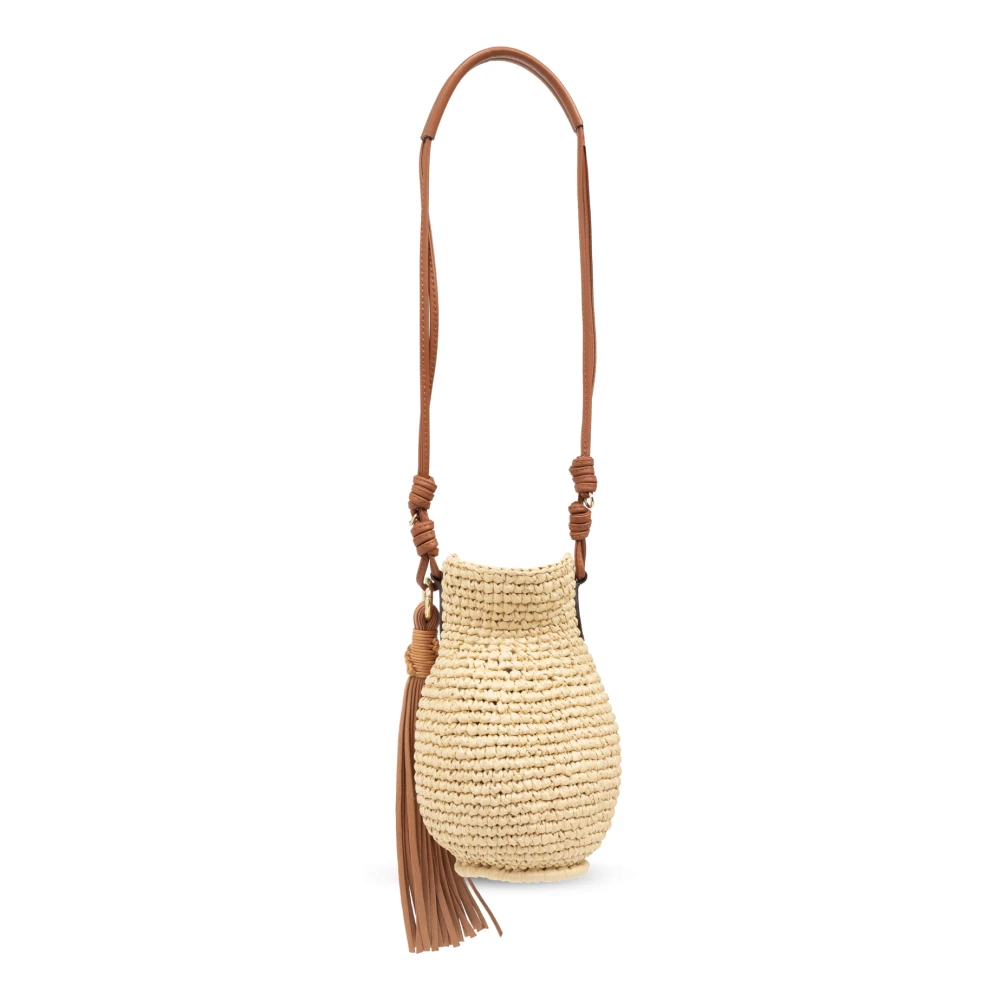 Ulla Johnson Mini Tulip schoudertas Beige Dames