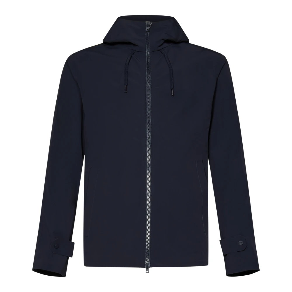 Herno Hombre Chaqueta Con Capucha De Tejido Doble Bi-Stretch