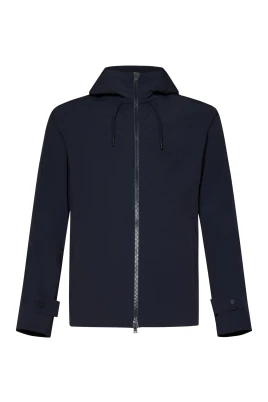 Hooded Jacket Double Bi-Stretch Fabric