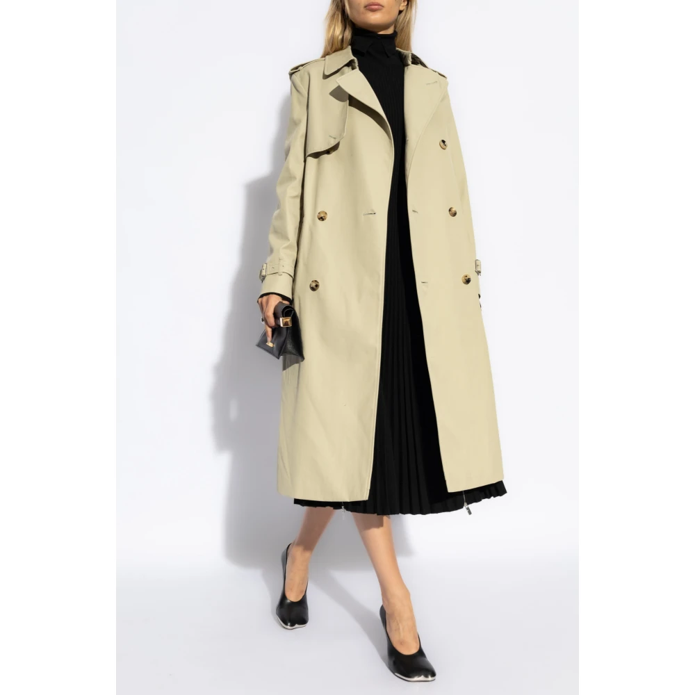 Burberry Trenchcoat met riem Beige Dames