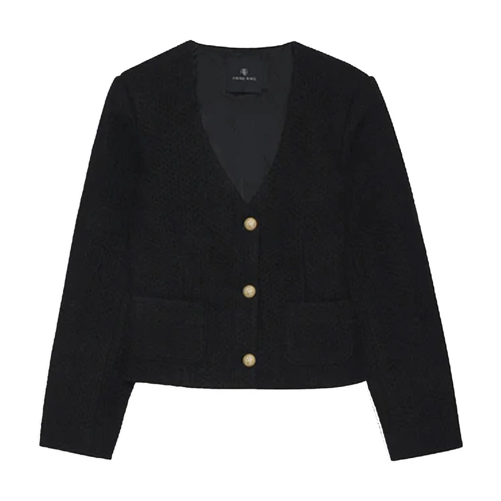 Anine Bing Women's Black Cardigans, M, Anitta Jacket