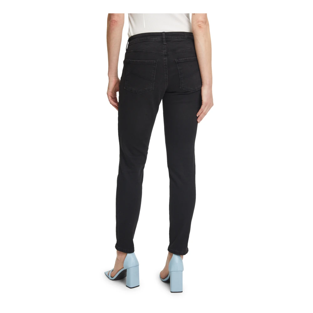 Betty & Co Klassieke Slim Fit Jeans Black Dames