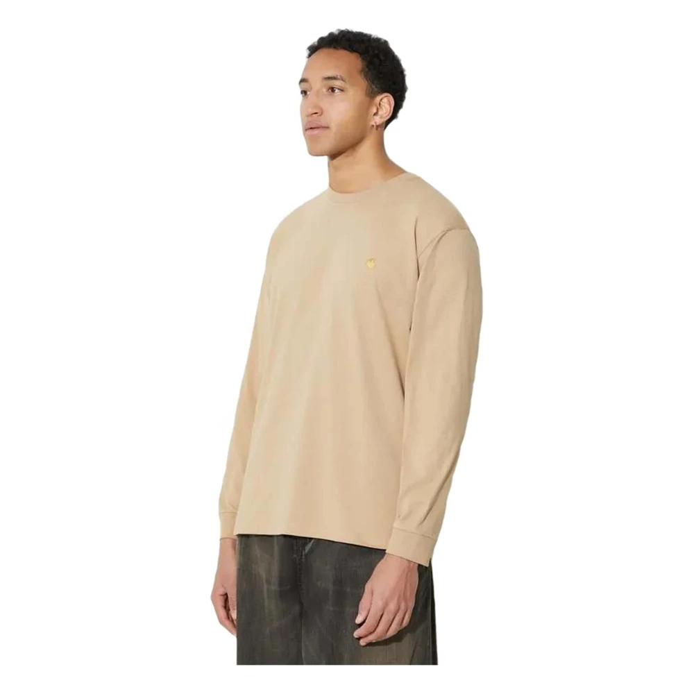 Carhartt WIP Lange mouwen T-shirt Beige Heren