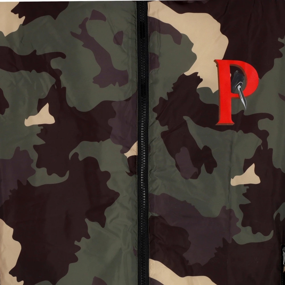 Propaganda Camo Baseball Windbreaker Jas Green Heren