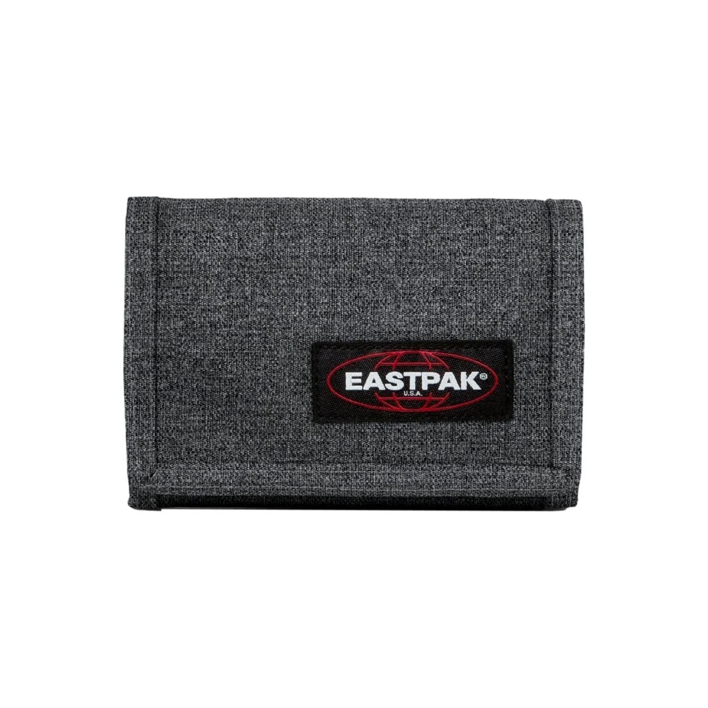 Eastpak Crew Portafoglio a Strappo 3 Ante Grigio Antracite Originale 77H - Immagine 5