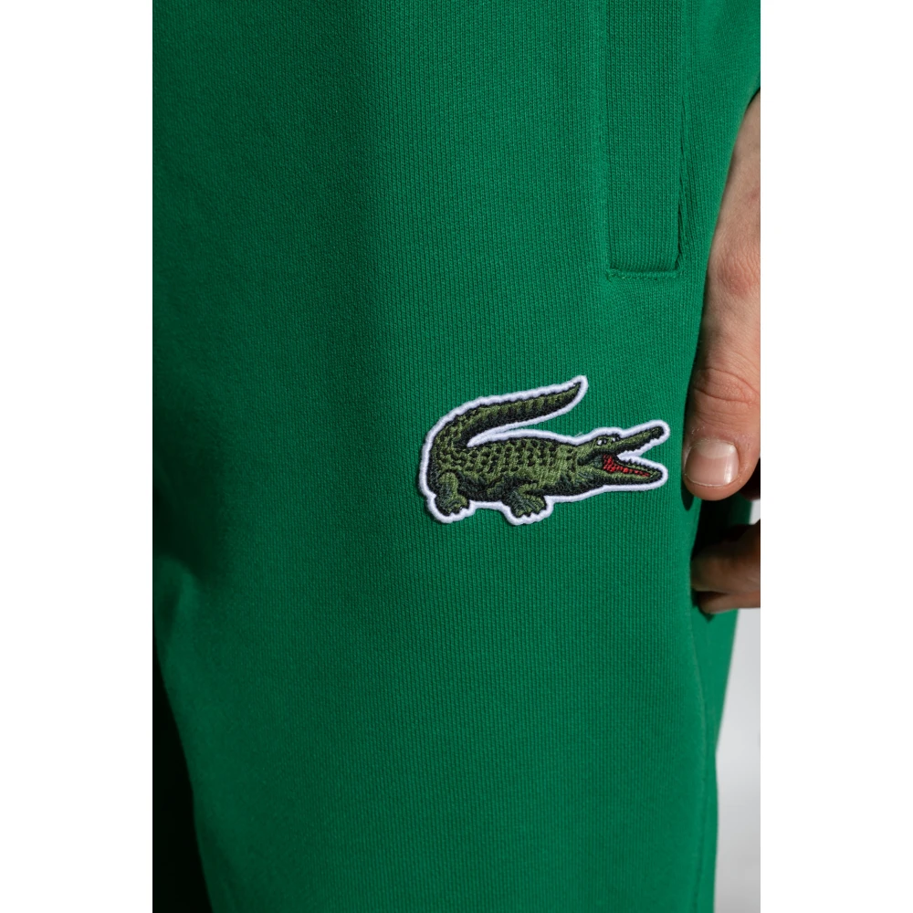 Lacoste Sweatpants met logo Green Heren