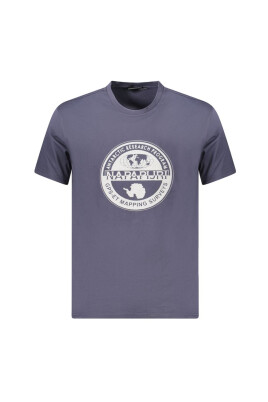 t-shirt-homme-en-coton-bleu