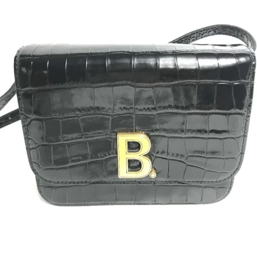 Balenciaga Vintage Pre-owned Leather shoulder-bags Black Dames