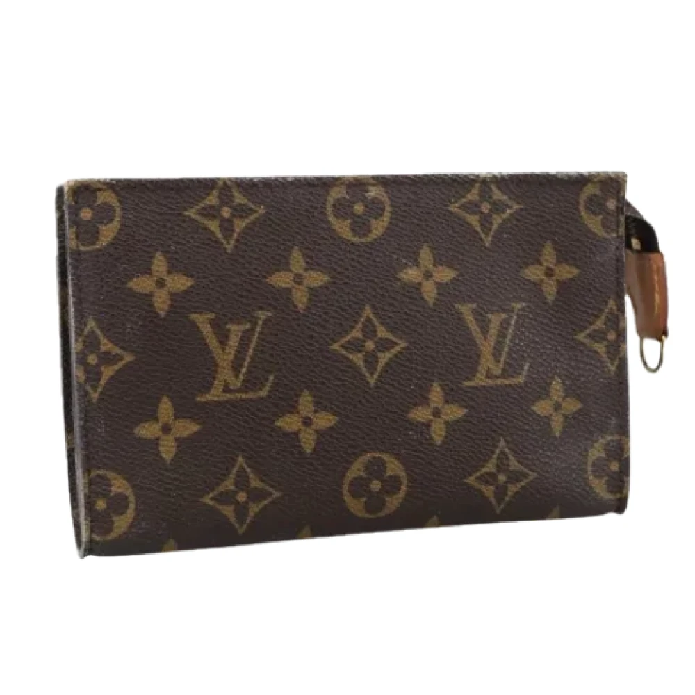 Louis Vuitton Vintage Pre-owned Canvas pouches Brown Dames