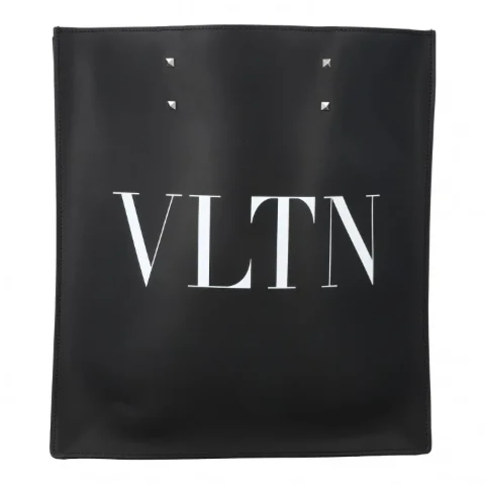 Valentino Vintage Pre-owned Leather totes Black Dames