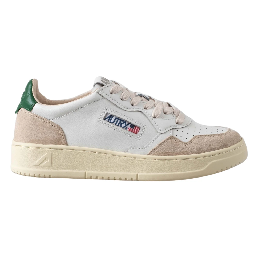 Autry Retro 80s Stijl Witte Sneakers Dames Schoenen