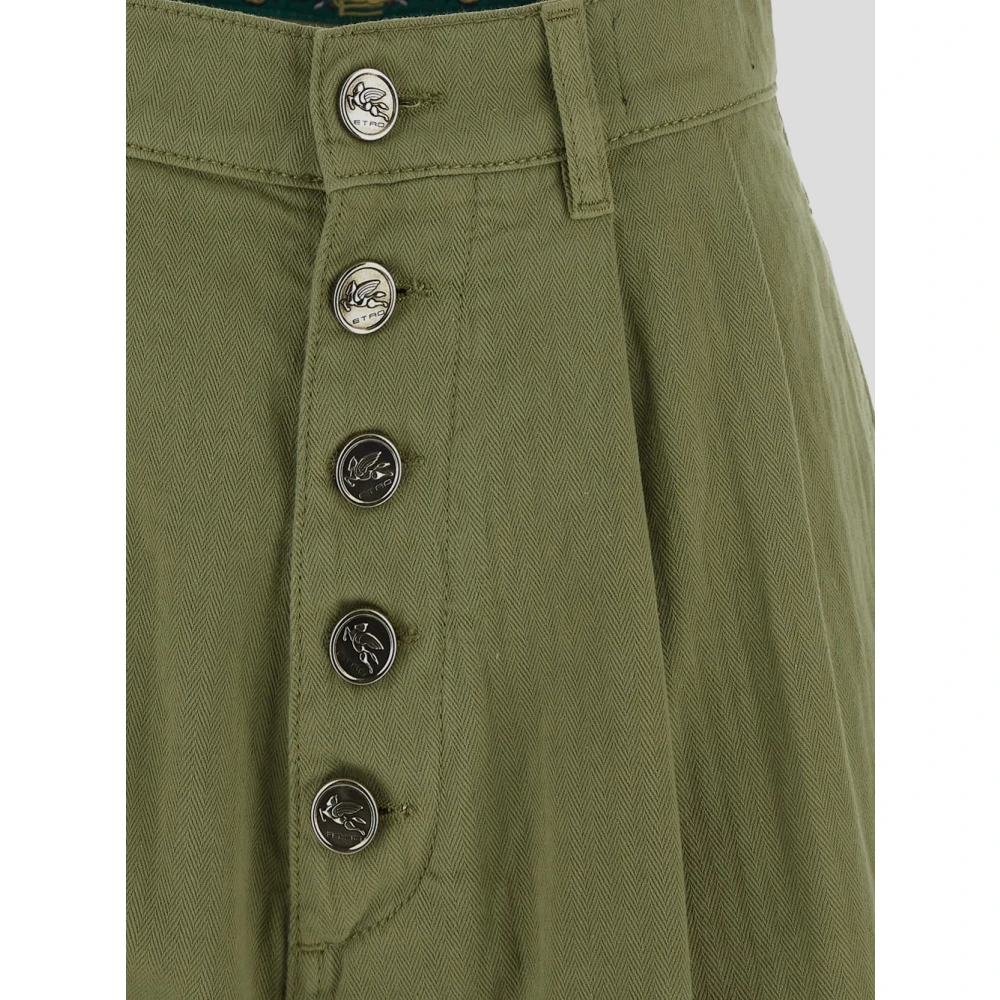 ETRO Short Shorts Green Dames